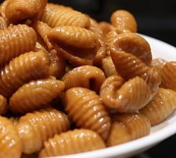 Gavvalu With Bellam (Jaggery)